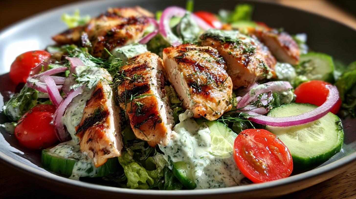 Grilled chicken salad