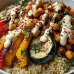 Mediterranean veggie bowl