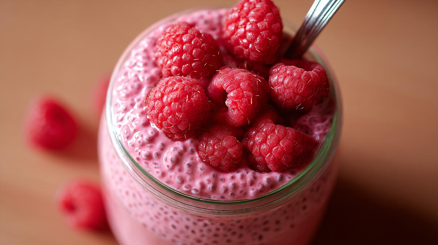 Raspberry Chia Pudding