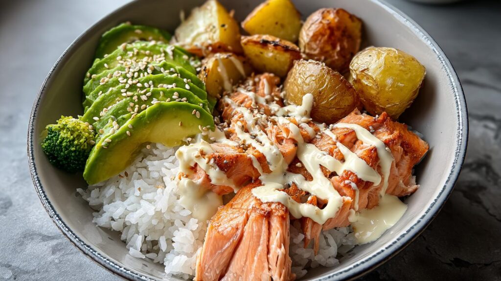 Salmon Rice Bowl