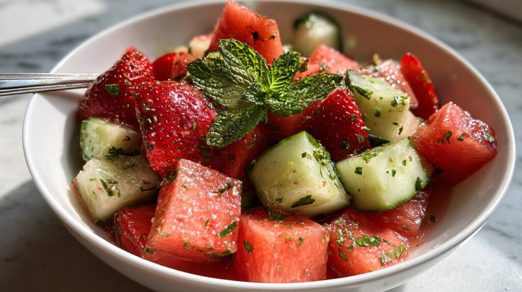 Strawberry Watermelon Salad