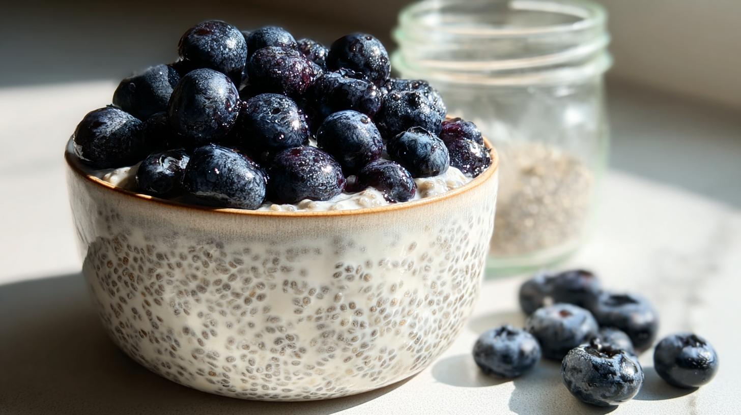 blueberry chia pudding