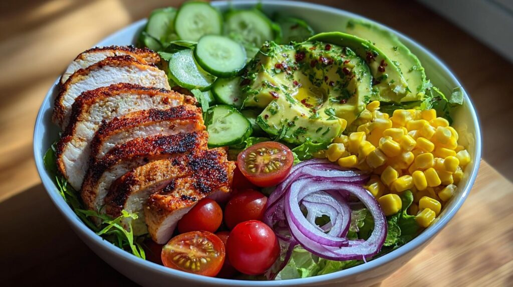 chicken avocado salad