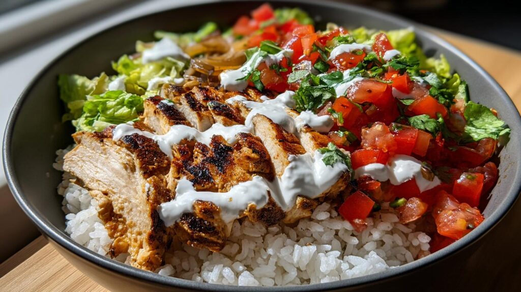 chicken burrito bowl