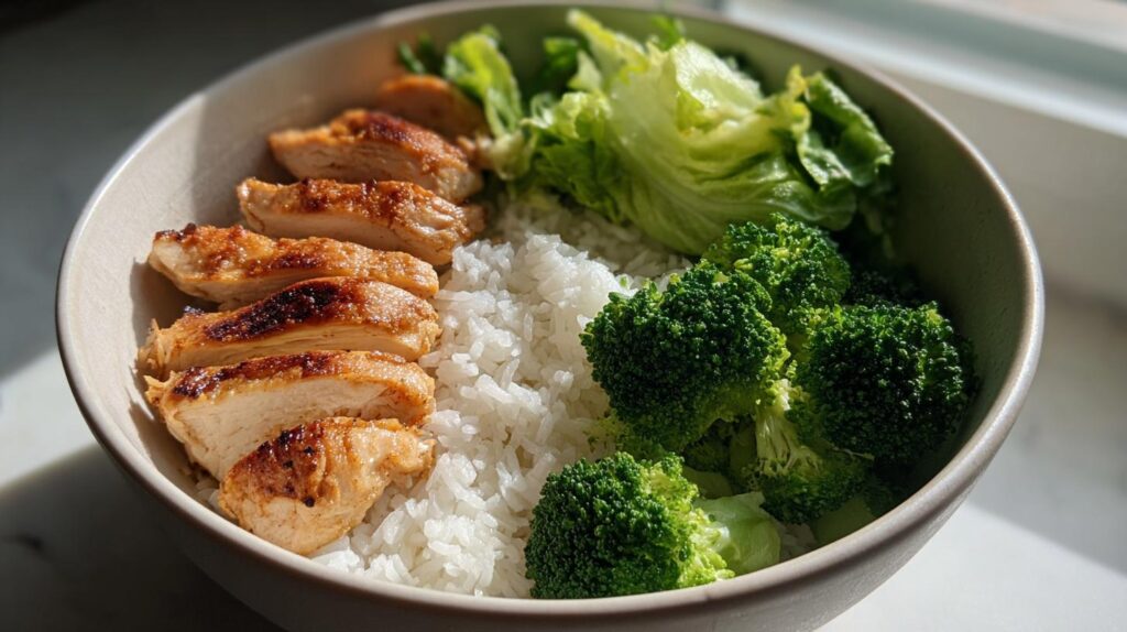 chicken rice bowl
