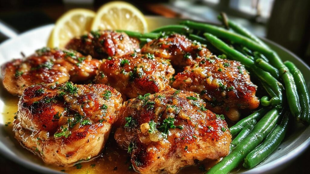 garlic butter chicken thighs