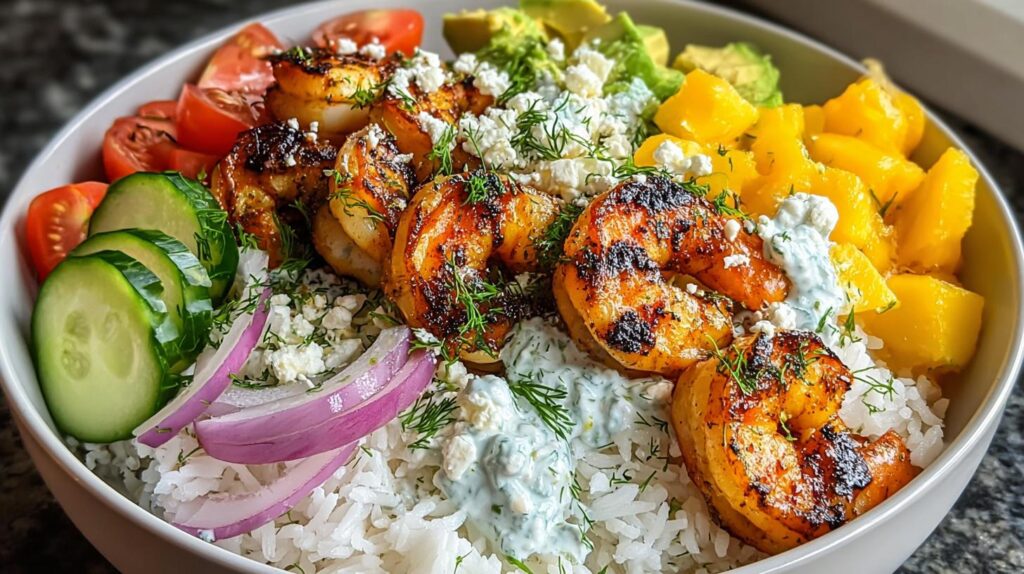 grilled shrimp bowl