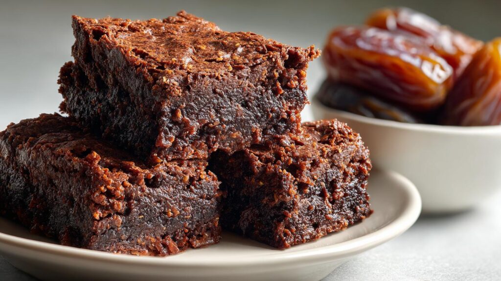 healthy date brownies