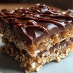 healthy no bake chocolate oat bars
