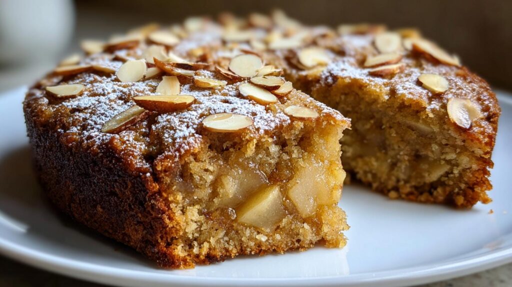 healthy oatmeal apple cake