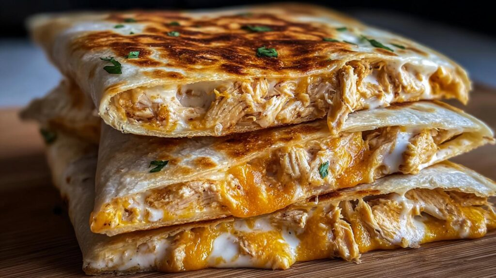 high protein chicken quesadilla