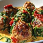 low carb creamy tuscan meatballs