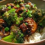 mushroom broccoli stir fry
