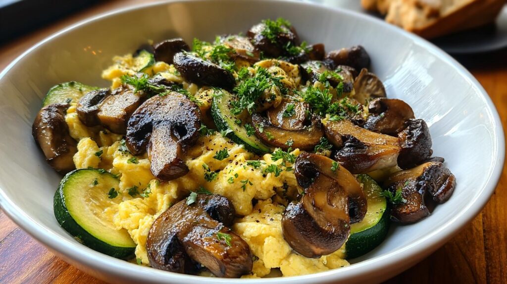 mushroom scramble