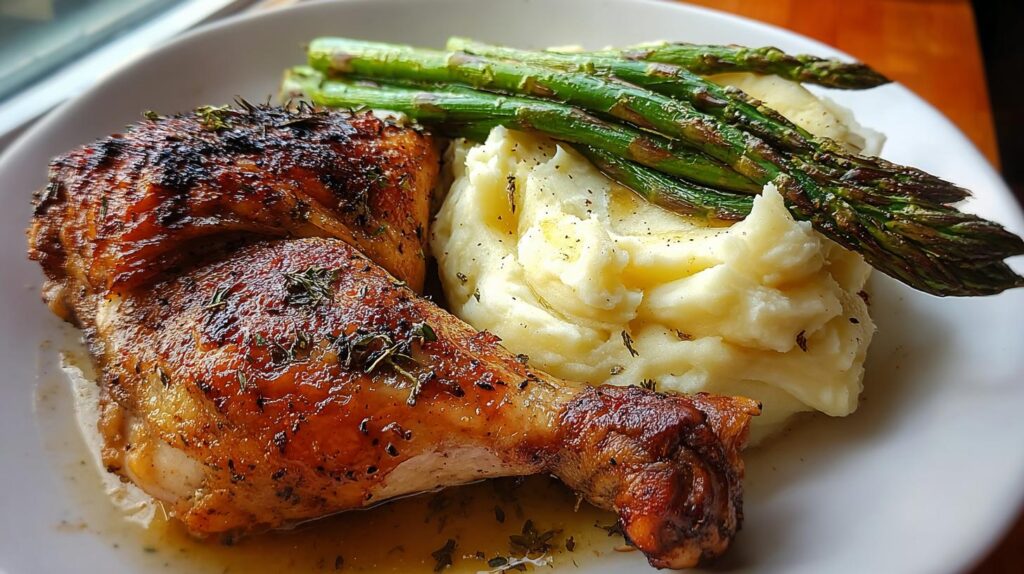 roasted chicken dinner