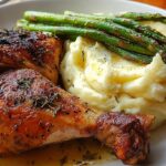 roasted chicken dinner