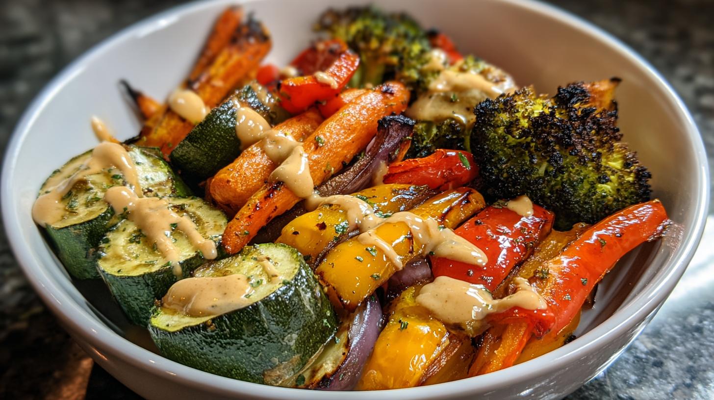 roasted vegetable bowl
