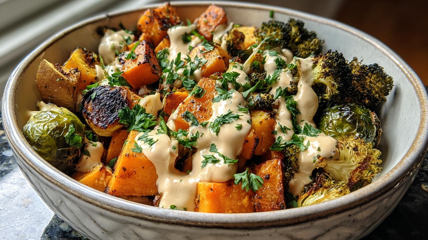 roasted vegetable bowl