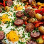 sausage potato egg skillet