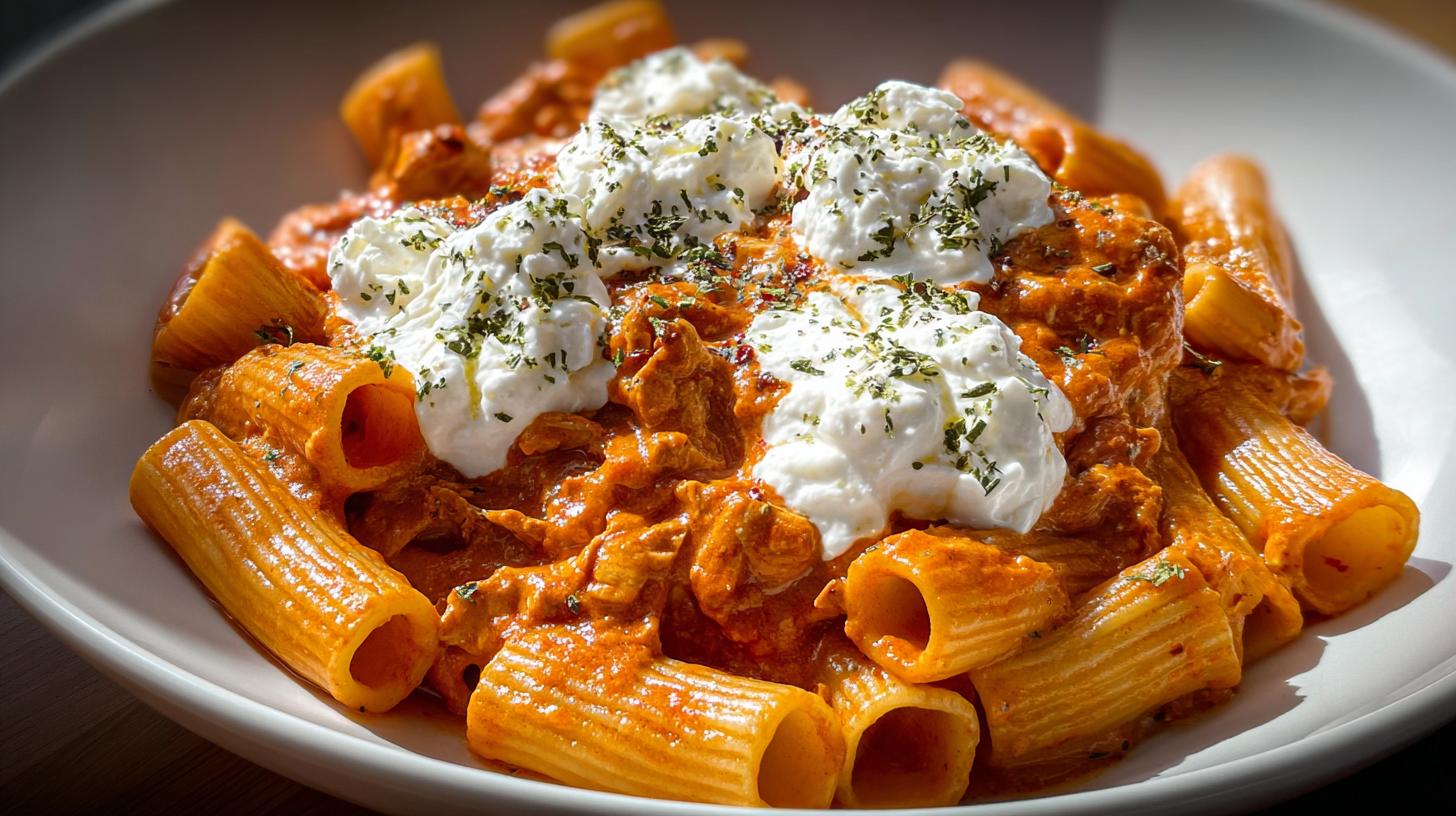 spicy rigatoni