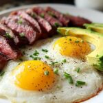 steak and eggs