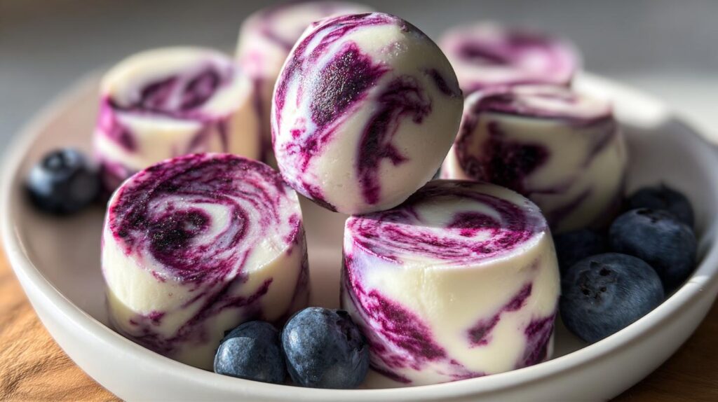 blueberry greek yogurt bites