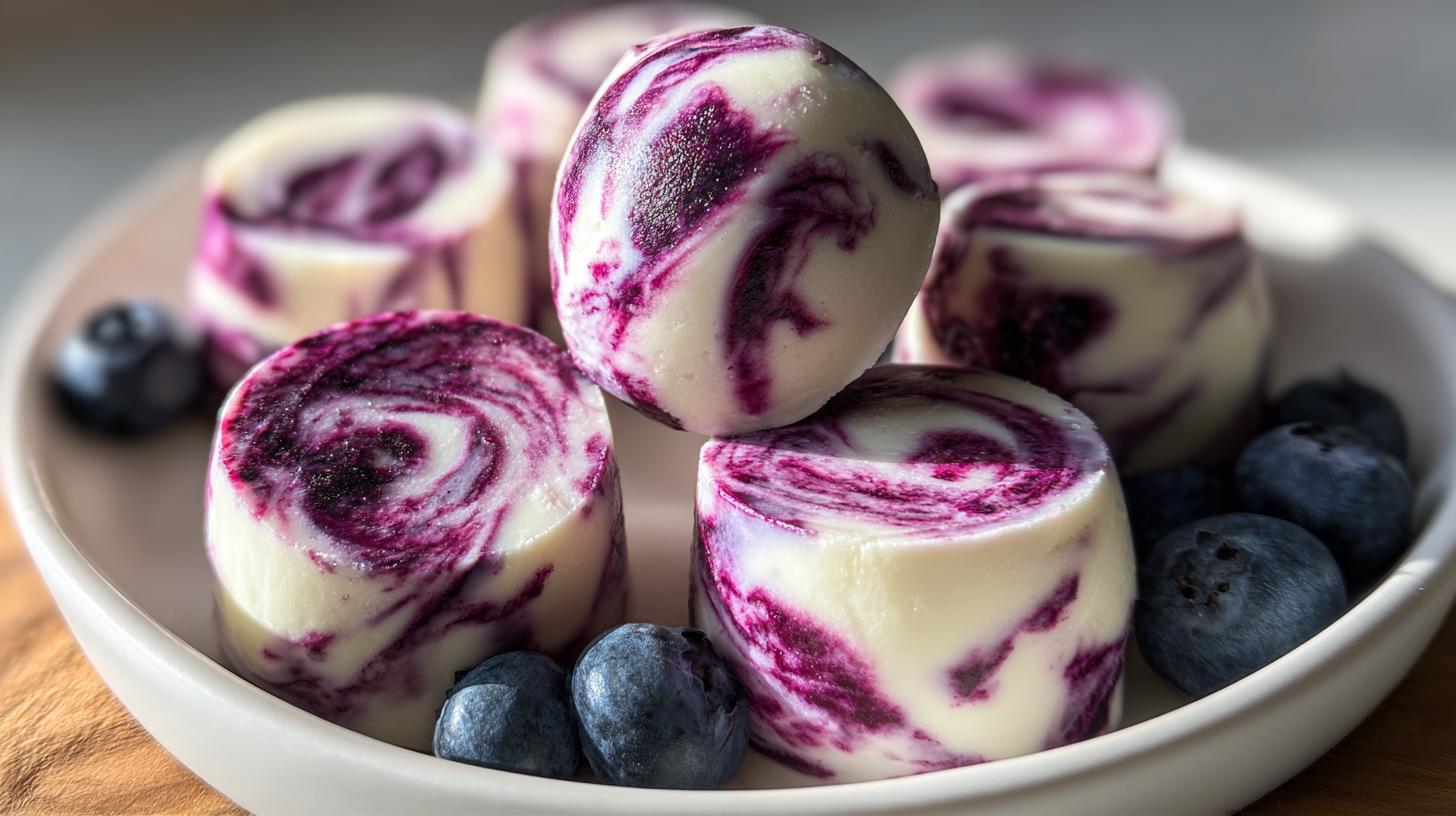 blueberry greek yogurt bites
