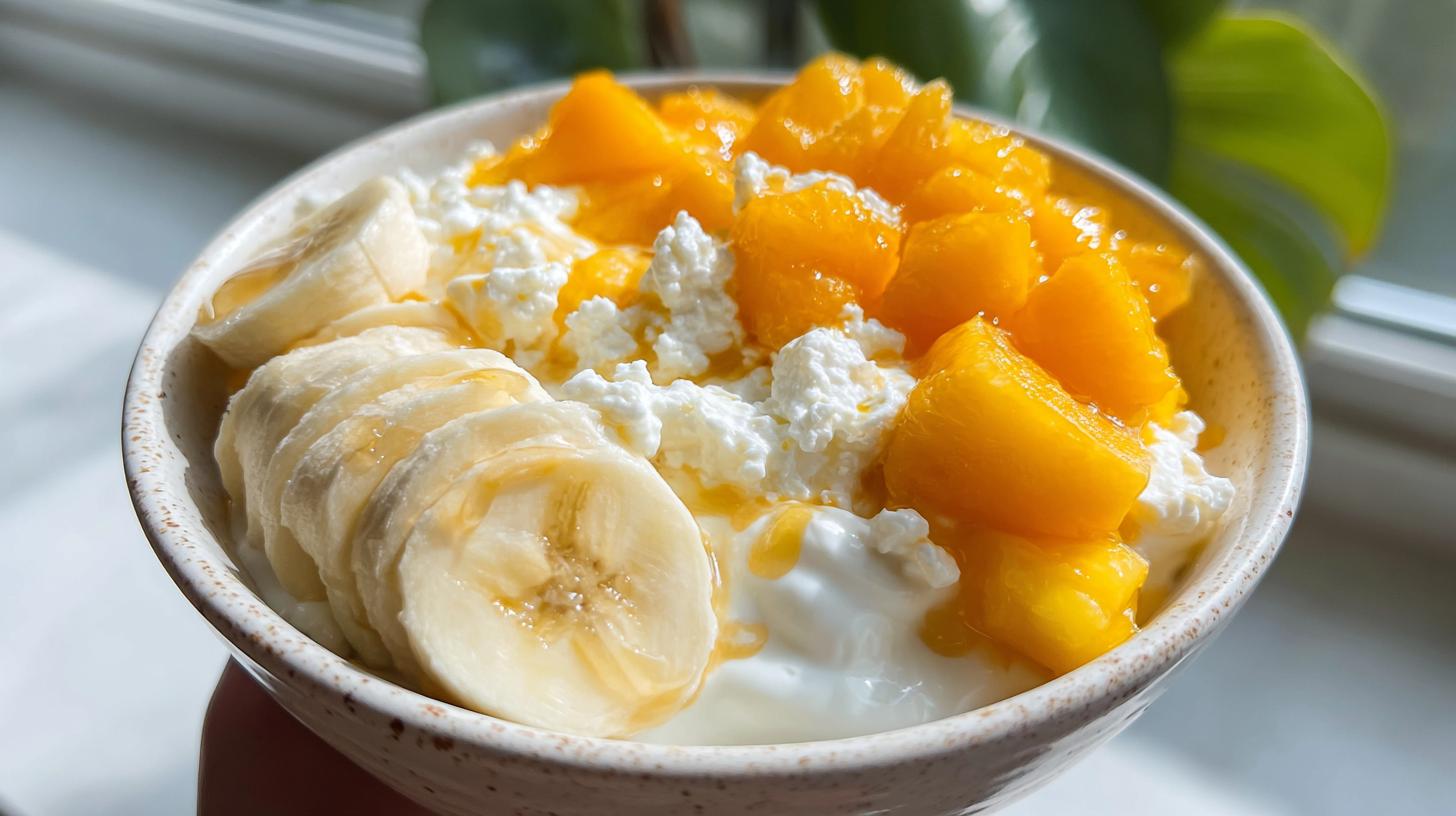 cottage cheese breakfast bowl