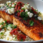 easy Mediterranean salmon bowl