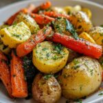 garlic herb roasted vegetables