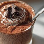 high protein chocolate chia pudding