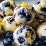 lemon blueberry protein bites