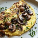 mushroom omelette