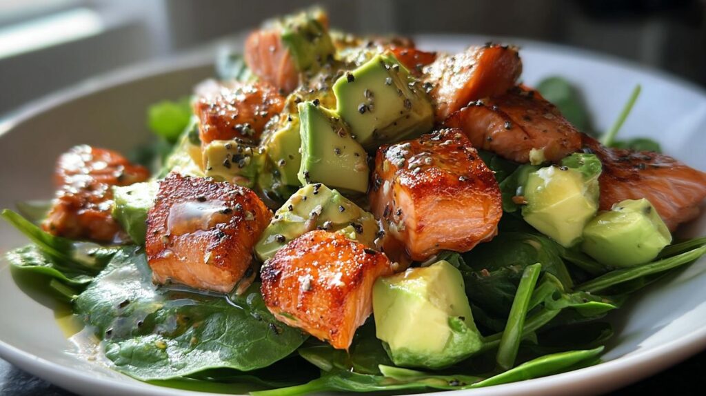 salmon avocado salad