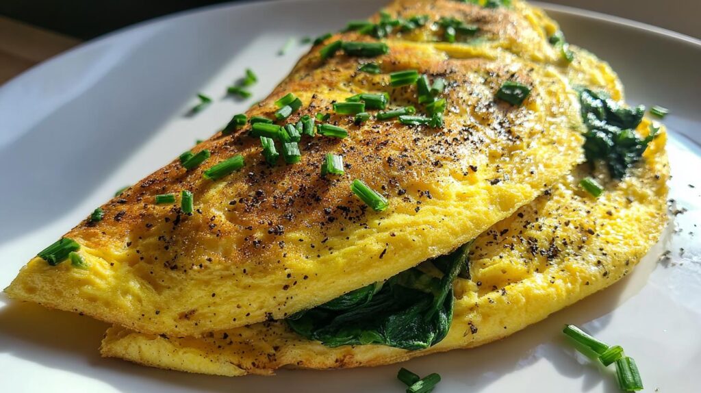 savory vegan tofu omelette