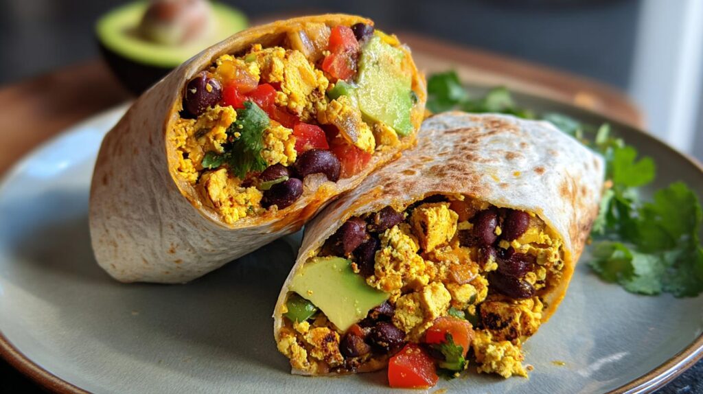 vegan breakfast burrito