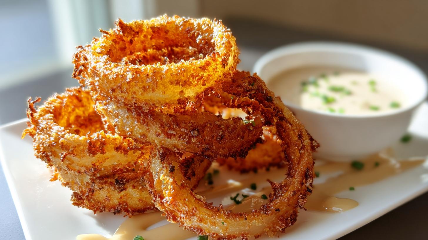 viral tiktok keto onion rings