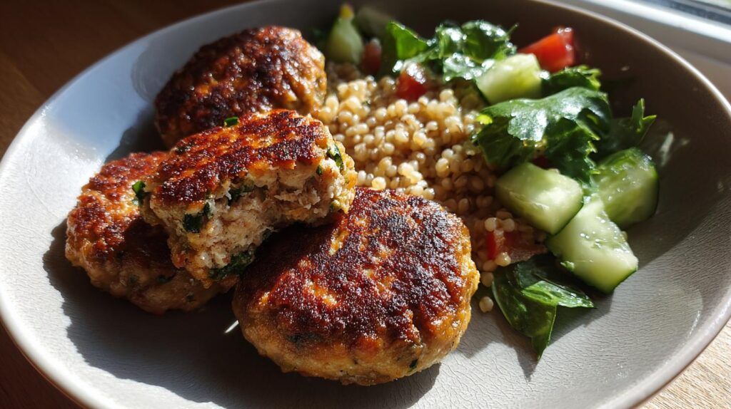 Chicken Patties with Buckwheat