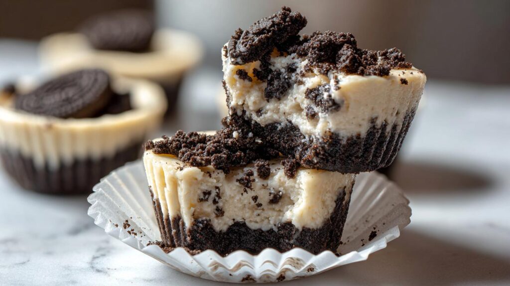 Healthy Oreo Cheesecake Bites