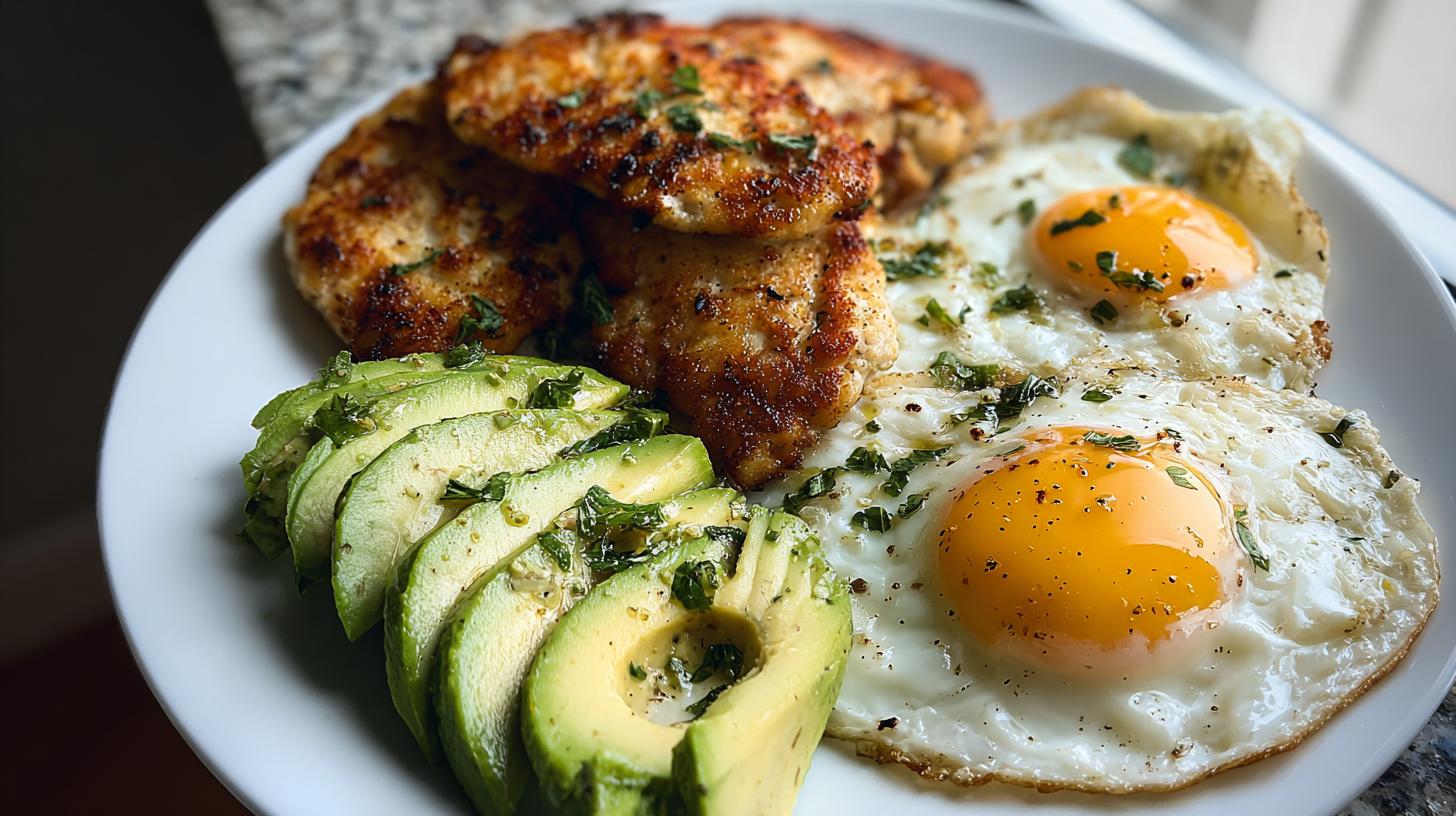 High Protein Breakfast Plate