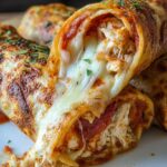 High Protein Pepperoni Pizza Rolls