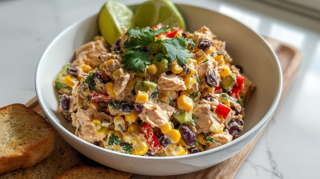 High Protein Southwest Chicken Salad