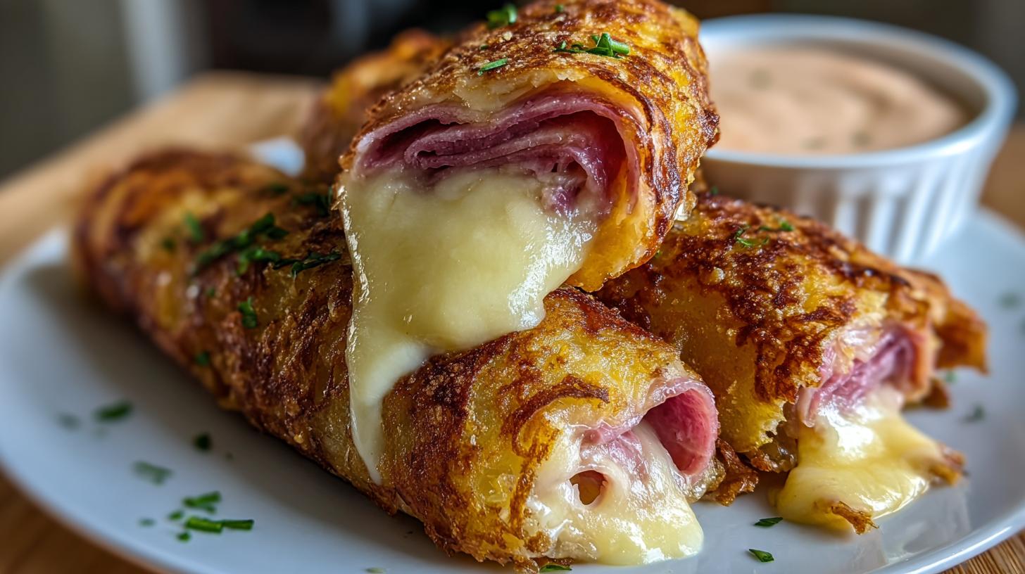 Keto Crispy Reuben Roll-Ups
