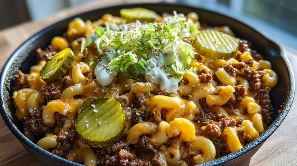 Keto Smashburger Mac Skillet