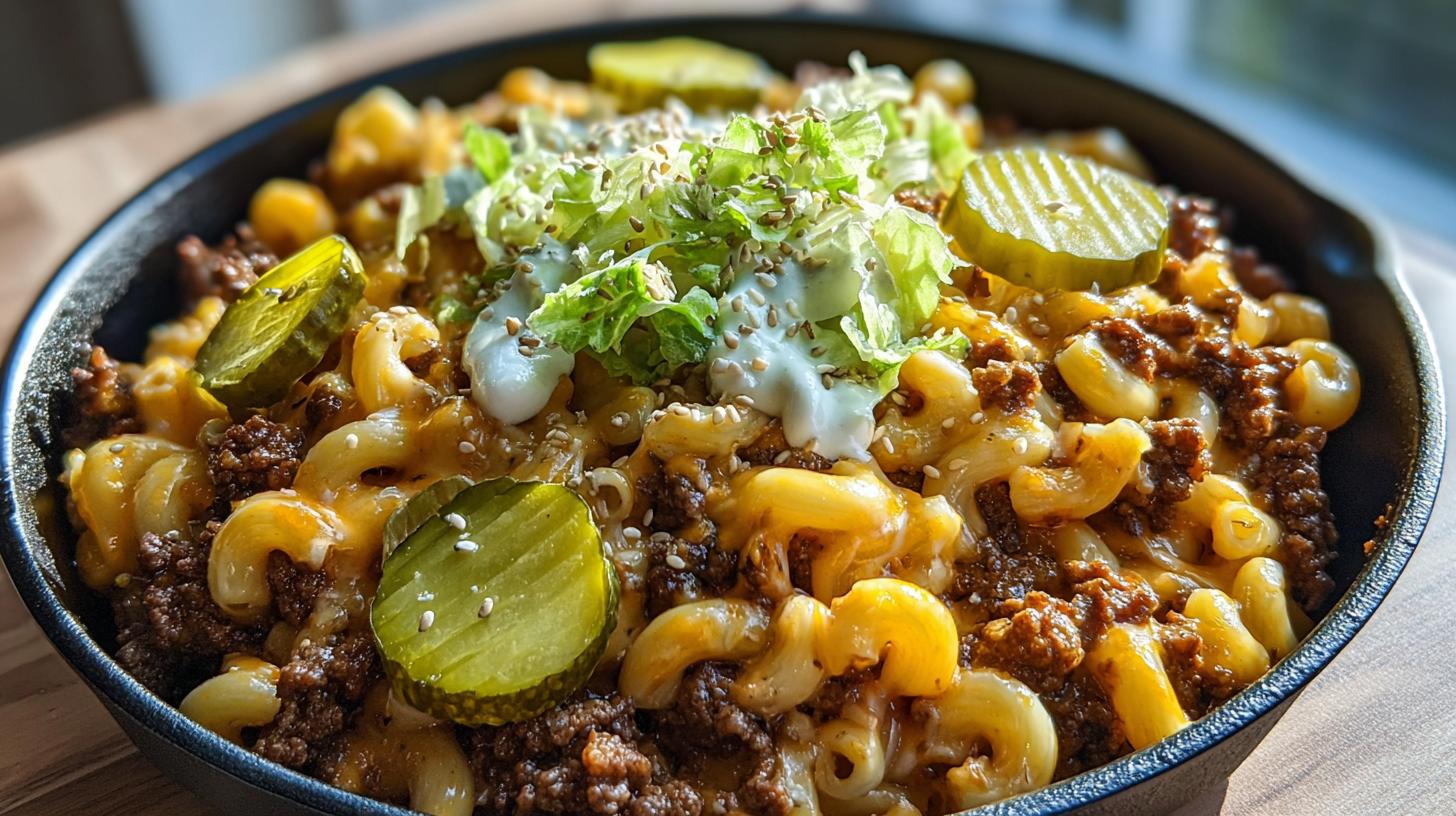 Keto Smashburger Mac Skillet