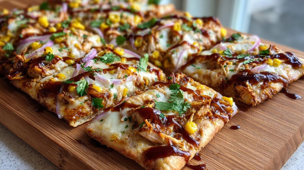 bbq chicken flatbread