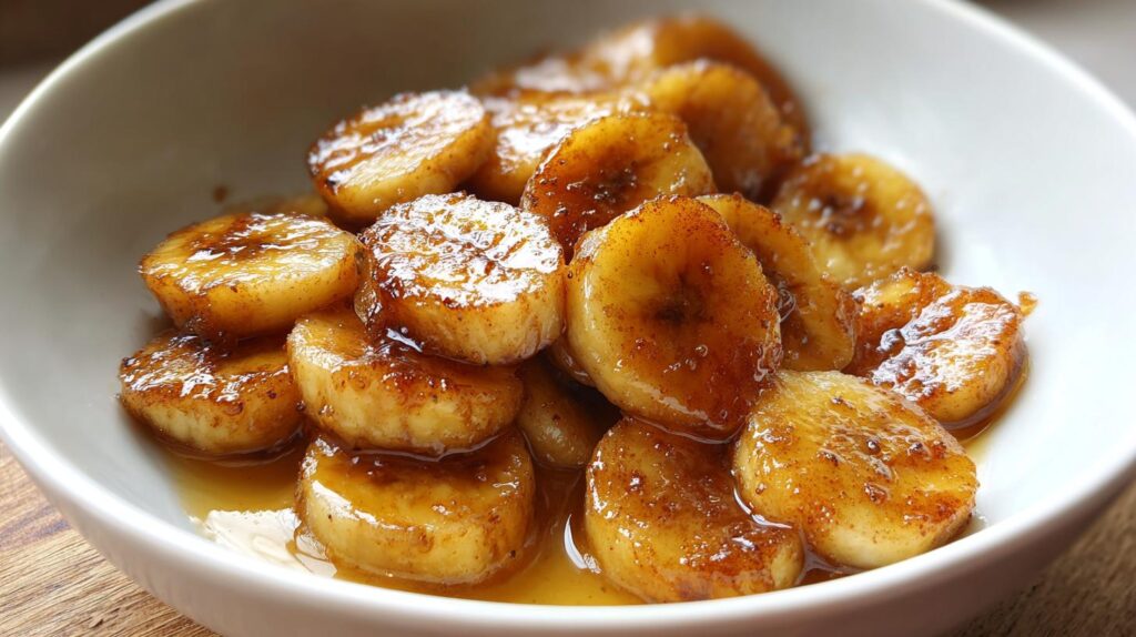 caramelized bananas