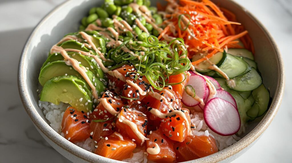 easy fresh poke bowl