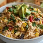 high protein southwest chicken salad