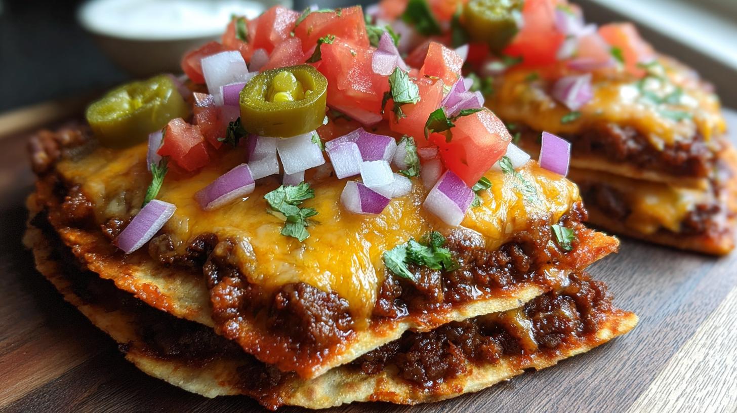 keto homemade mexican pizza